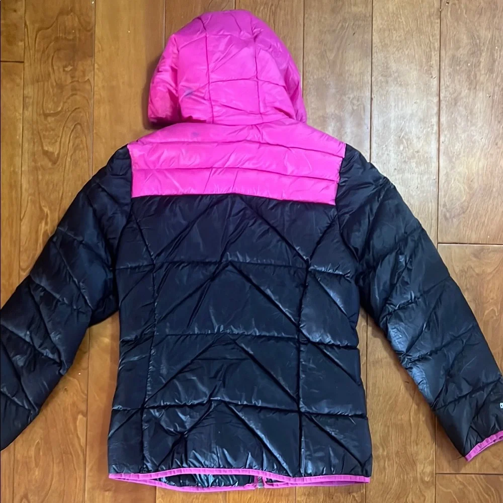 Gerry Pink and Black Puffer Jacket Size 14 Lightweight - Picture 5 of 8